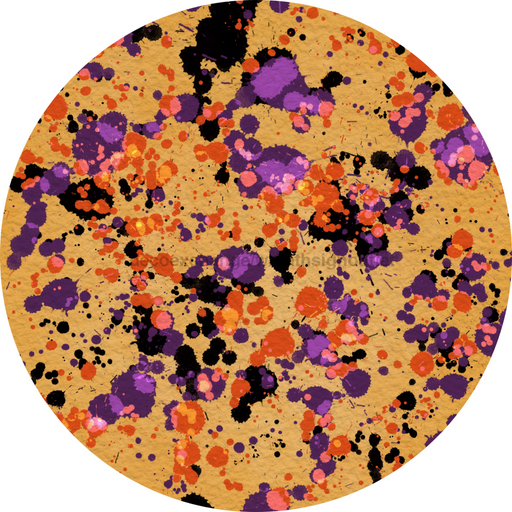 Halloween Flower Center, DECOE-FC-0050, 6" metal Flower Center - DecoExchange®