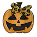 Halloween Pumpkin, Pumpkin with a Bow, wood sign, DECOE-W-018 - DecoExchange®