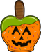 Halloween Sign, Halloween Candy Apple wood sign, DECOE-W-90080, 22" Door Hanger - DecoExchange®
