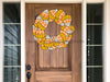 Halloween Sign Candy Corn Wreath Cute Wood Sign Cr-W-086-Dh 22 Door Hanger