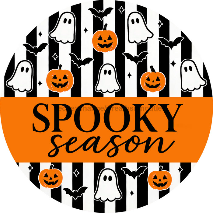 Halloween Sign, DCO-102821-DH, Sign For Wreath, 18" Door Hanger