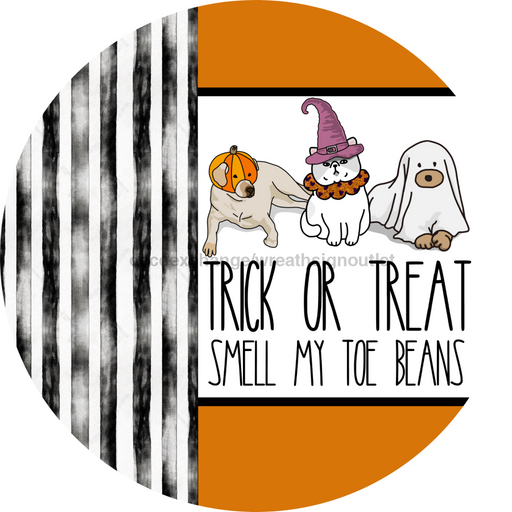 Halloween Sign, DCO-102824-DH, Sign For Wreath, 18" Door Hanger