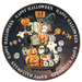 Halloween Sign Rustic Decoe-4594 Wreath 8 Metal Round