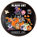 Halloween Sign Rustic Decoe-4596 Wreath 8 Metal Round