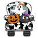 Halloween Sign, Halloween Truck Sign, Cow print sign, wood sign, DECOE-W-041 - DecoExchange®