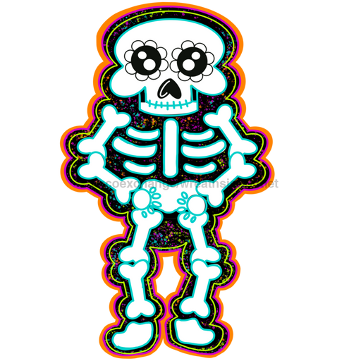 Halloween Skeleton Door Hanger Mj-W-00065-Dh-30 30’ Wood