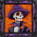 Halloween Skull Sign, DCO-102389, Sign For Wreath, 10x10in Metal Sign