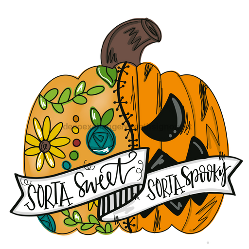 Halloween Sorta Sweet Door Hanger Mj-W-00038 22’ Wood