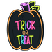 Halloween Trick Or Treat Door Hanger Mj-W-00057 22’ Wood