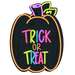 Halloween Trick Or Treat Door Hanger Mj-W-00057 22’ Wood