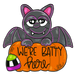 Halloween Were Batty Door Hanger Mj-W-00028 22’ Wood