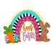 Happy Easter Door Hanger Bunny Wood Sign Decoe-W-541 22