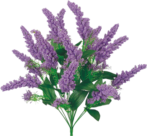 Heather Bush X 14, 21"H 35060Pu - DecoExchange
