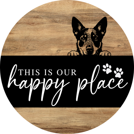 Dog Door Hanger, Hello Brought Treats Door Hanger, DCO-01975-DH, 18" Round Wood