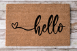 Hello - Door Mat - 30x18" Coir Door Mat - DECOE-CM-040 - DecoExchange
