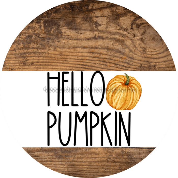 Hello Pumpkin Door Hanger Kit - Set Of 5 Wreath Kits Bundle