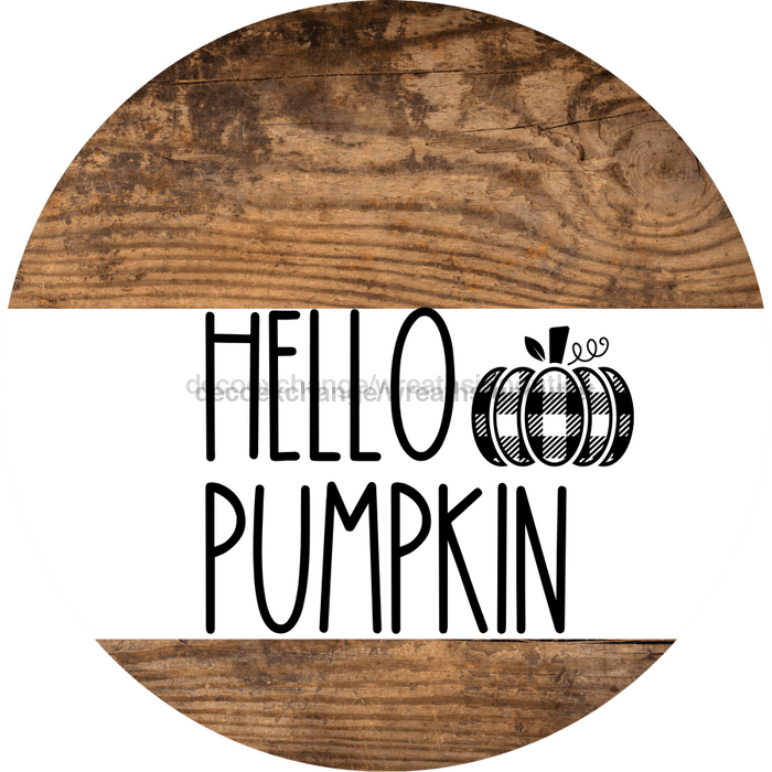 Hello Pumpkin Door Hanger Kit - Set Of 5 Wreath Kits Bundle