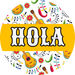 Hola Door Hanger Dbj-0002-Dh Sign For Wreath 18 Round