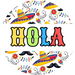 Hola Door Hanger Dbj-0014-Dh Sign For Wreath 18 Round