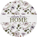 Home Sweet Home Sign, Everyday Sign, DECOE-4040, 10" Metal Round