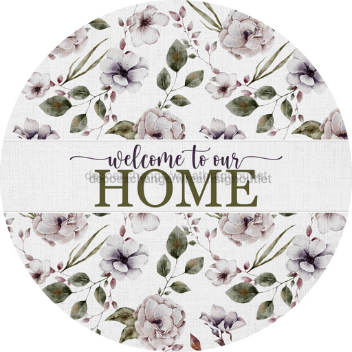 Home Sweet Home Sign, Everyday Sign, DECOE-4040-DH, 18 Wood Round
