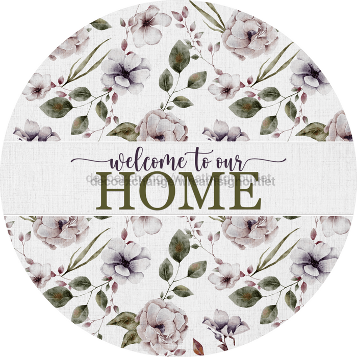 Home Sweet Home Sign, Everyday Sign, DECOE-4040-DH, 18 Wood Round