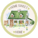 Home Sweet Home Sign, Everyday Sign, DECOE-4058-DH, 18 Wood Round