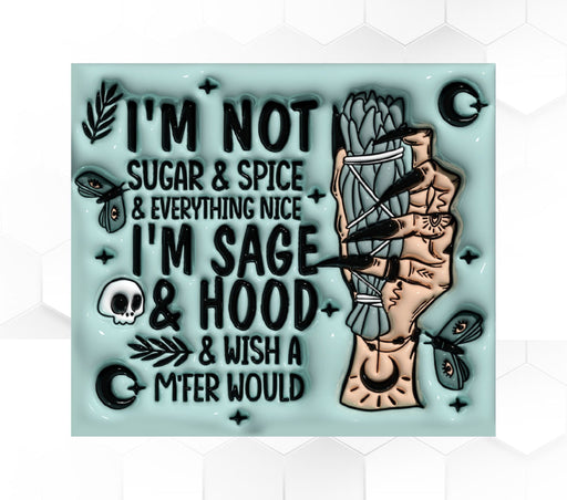 Hood Vibes Tumbler 20 Oz Skinny Decoetumbler-349