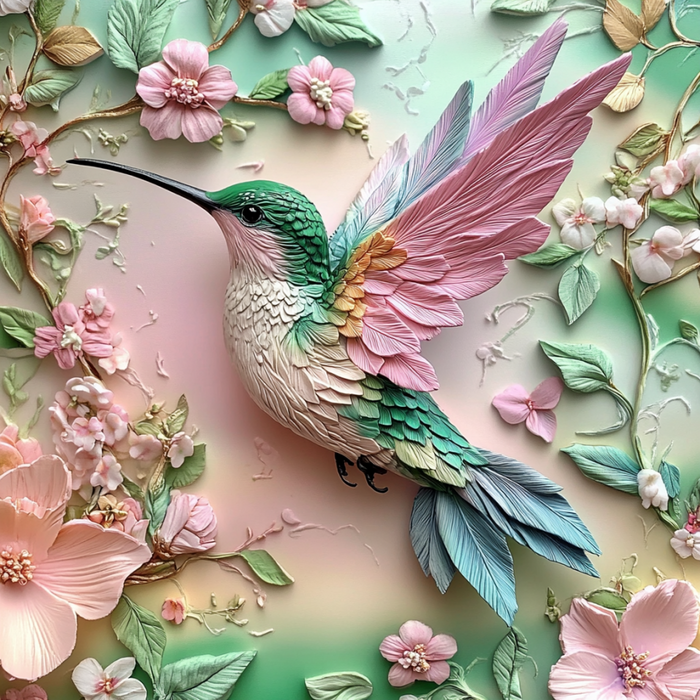 Hummingbird Sign, DCO-13203, Sign For Wreath, 10x10" Metal Sign