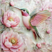 Hummingbird Sign, DCO-13205, Sign For Wreath, 10x10" Metal Sign