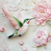 Hummingbird Sign, DCO-13210, Sign For Wreath, 10x10" Metal Sign