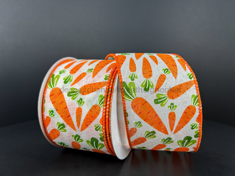 Ivry Lin/Lotsa Carrots 2.5’’X10Y 31404-40-19 Ribbon