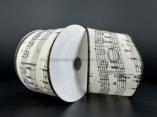 Iv Lin/Musical Sheet-Gls Gltr 2.5’’X10Y 71329-40-18 Ribbon