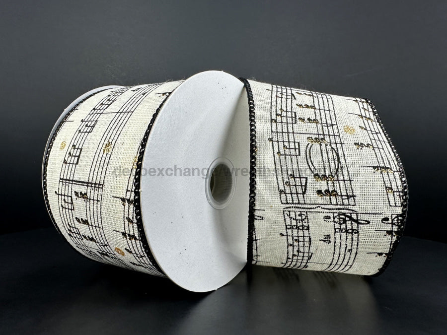 Iv Lin/Musical Sheet-Gls Gltr 2.5’’X10Y 71329-40-18 Ribbon