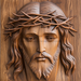 Jesus Wood Sign, DCO-13674, Sign For Wreath, 10x10" Metal Sign