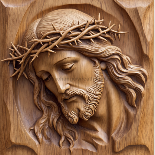 Jesus Wood Sign, DCO-13675, Sign For Wreath, 10x10" Metal Sign