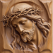 Jesus Wood Sign, DCO-13675, Sign For Wreath, 10x10" Metal Sign