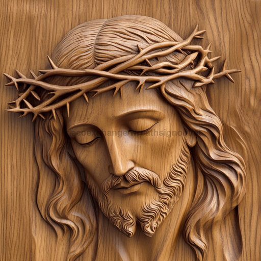 Jesus Wood Sign, DCO-13678, Sign For Wreath, 10x10" Metal Sign