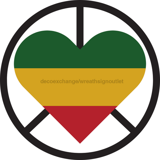 Juneteenth Flower Center, DECOE-FC-0029, 6" metal Flower Center - DecoExchange®