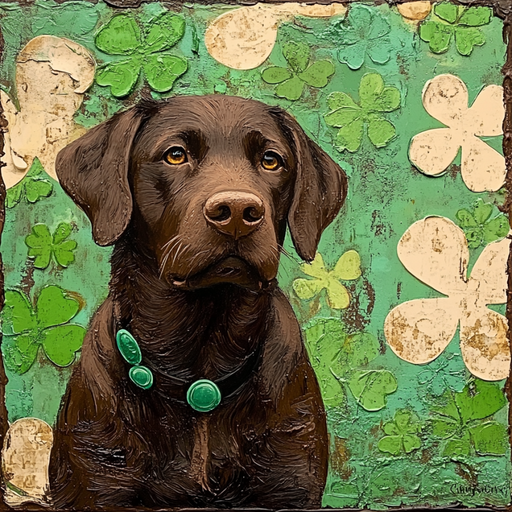 Lab Sign, Dog Sign, DCO-13542, Sign For Wreath, 10x10" Metal Sign