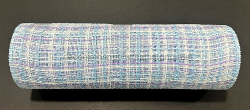 Lav-Lt Blue-Irid Tweed Mesh 10’’X10Y Xb251410-30 Ribbon