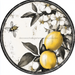 Lemon Sign, Everyday Sign, DCO-13050, Sign For Wreath, 10" Metal Sign