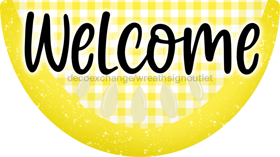 Lemon Sign Welcome Door Hanger Wood Sign Decoe-W-179 22