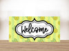 Lemon Welcome Sign 6X12 Metal Decoe-4241