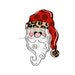 Leopard Christmas Santa Door Hanger, MJ-W-00090-DH, 22in Wood Door Hanger