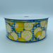 Lt Bl-Wht Prntd Gnghm/Lemons, 2.5"X50Y 841-40-111 - DecoExchange