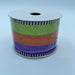 Lime-Org-Purp Glit Strp/Blk-Wh Dash Edg, 55107-40-11 - DecoExchange