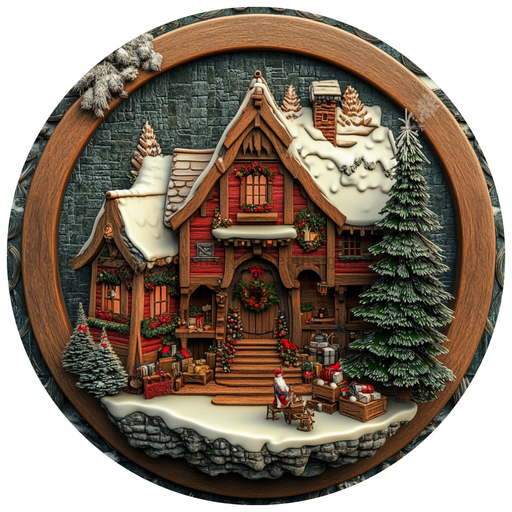 Lodge Wall Art, MB-00055, Sign For Wreath, 10" Metal Sign