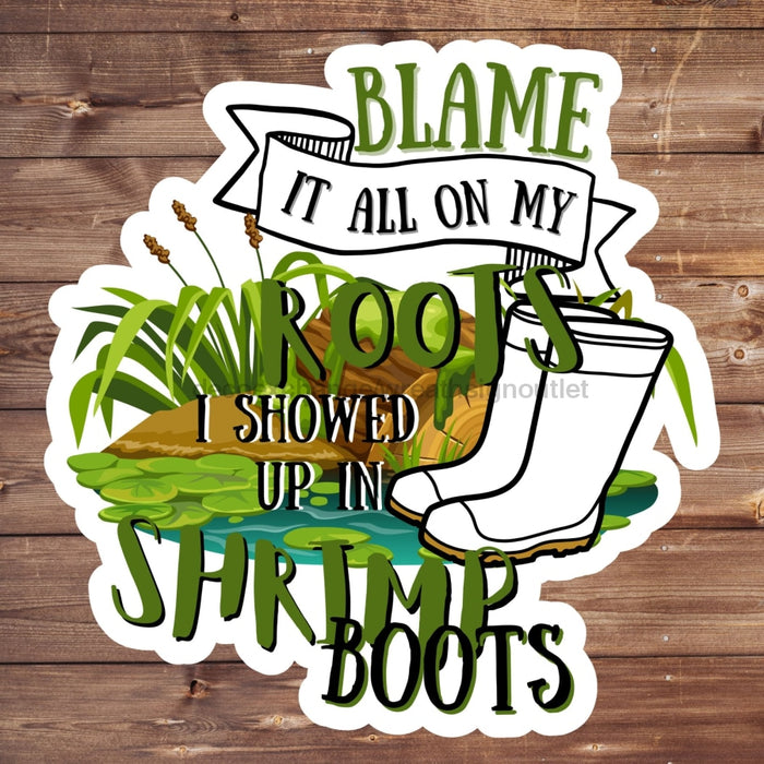 Louisiana Door Hanger Shrimp Boots Wood Sign Decoe-W-0127 22