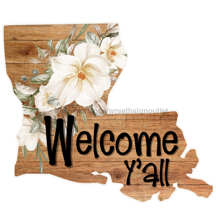 Louisiana Door Hanger Wood Sign Decoe-W-903462 22